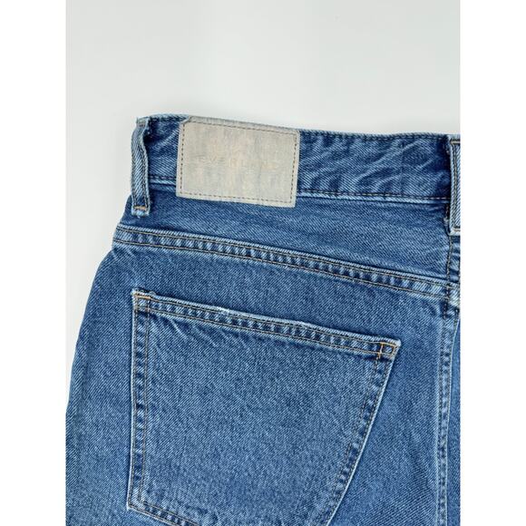 Everlane The A-Line Denim Short Size 26 - Picture 3 of 6